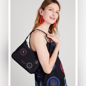 The Little Better Sam Fireworks Embellished Nylon Small Shoulder Bag
NWT